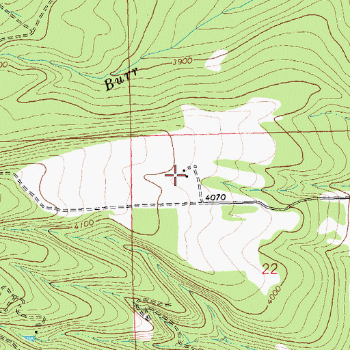 Topographic Map of 07N21W22BBDB01 Well, MT