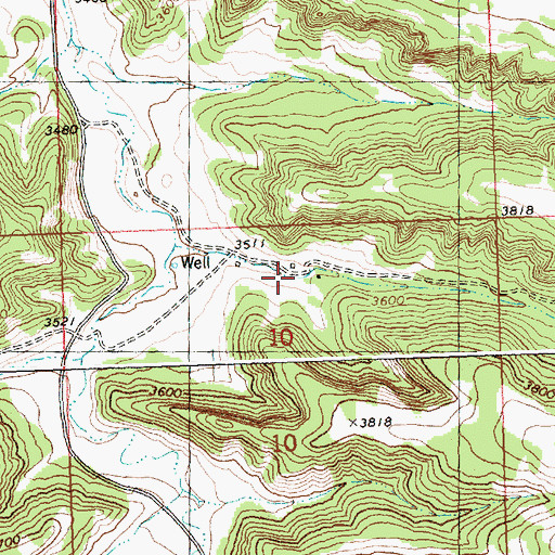 Topographic Map of 07N27E10ABB_01 Spring, MT