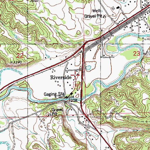 Topographic Map of 08N25E22DADA02 Well, MT