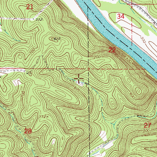 Topographic Map of A T Foster Prospect, AR