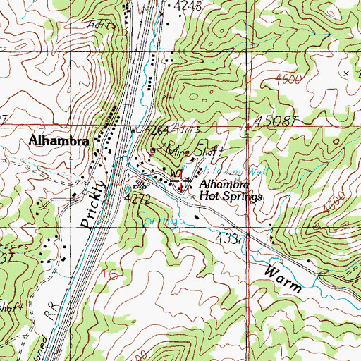 Topographic Map of 08N03W16ACAA01 Spring, MT