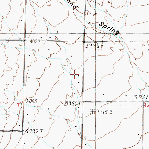 Topographic Map of 11N04W11ADAB01 Well, MT