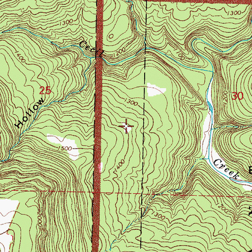 Topographic Map of Jones Cemetery, AR