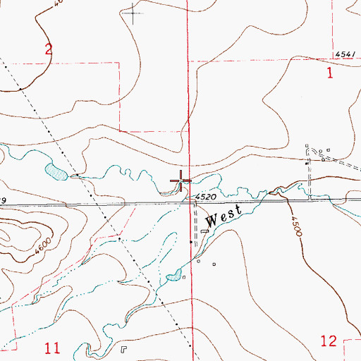 Topographic Map of 12N14E02DD__01 Well, MT