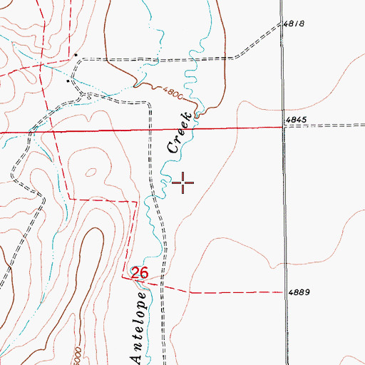 Topographic Map of 13N13E26AB__01 Spring, MT