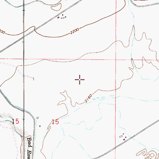 Topographic Map of 13N53E15AAC_06 Well, MT