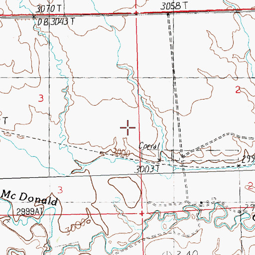 Topographic Map of 14N26E02CAD_01 Well, MT
