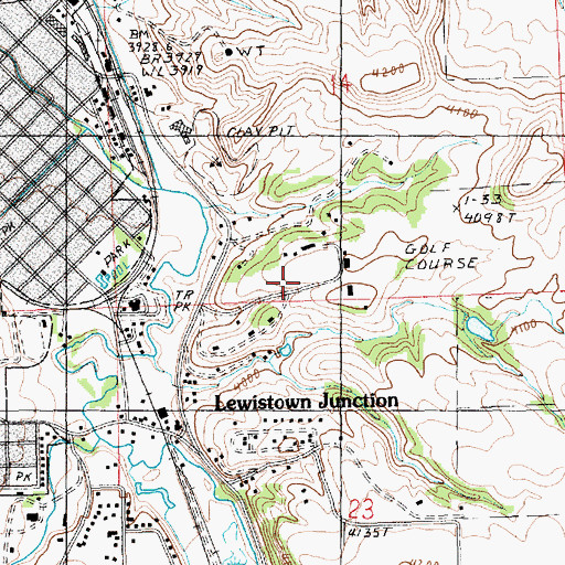 Topographic Map of 15N18E14CD__01 Well, MT