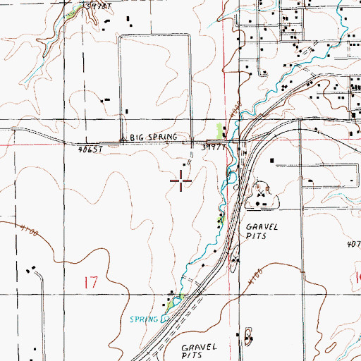 Topographic Map of 15N18E17AAB_01 Well, MT