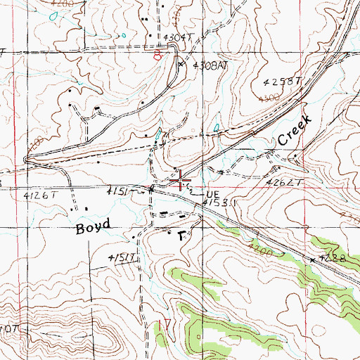 Topographic Map of 15N19E08DCCA01 Well, MT