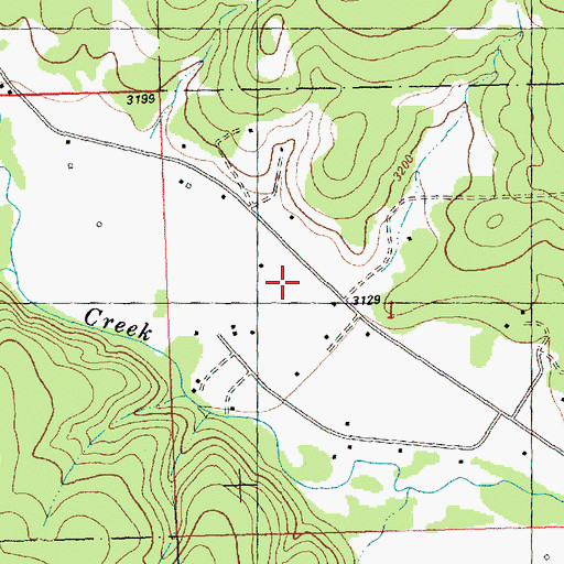 Topographic Map of 15N23W01BDCB01 Well, MT