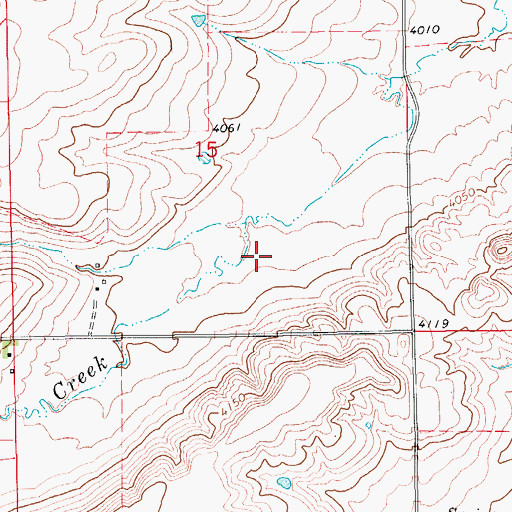 Topographic Map of 16N13E15DAC_01 Well, MT