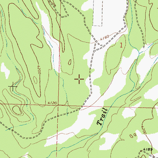 Topographic Map of 16N15W01CCAA01 Well, MT