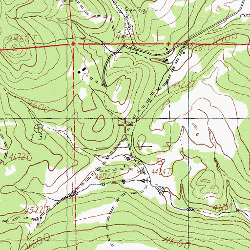 Topographic Map of 17N18E06AAD_01 Well, MT