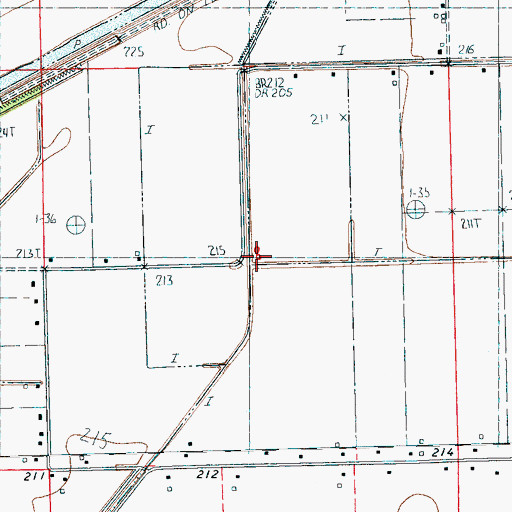 Topographic Map of Ditch Number 41, AR