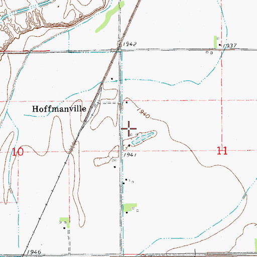 Topographic Map of 20N58E11BC__01 Well, MT