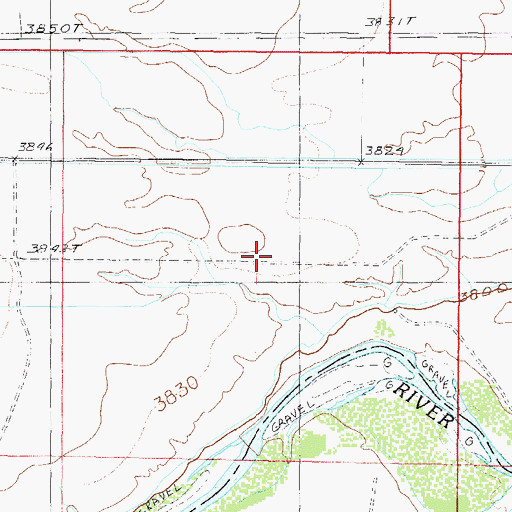 Topographic Map of 20N05W01____01 Well, MT