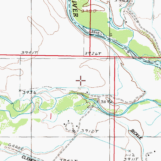 Topographic Map of 20N06W01A___01 Well, MT