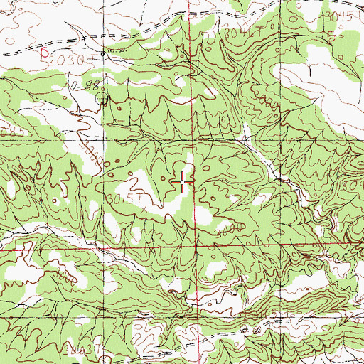 Topographic Map of 20N21E06BADC01 Well, MT