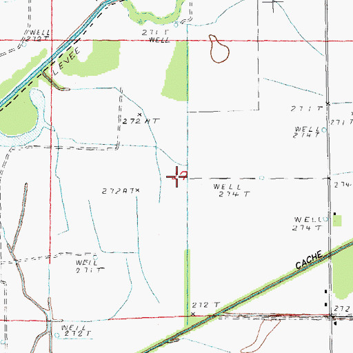 Topographic Map of Lateral Number 10, AR