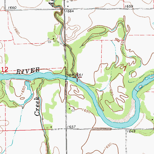 Topographic Map of Al Hopins Creek, NE