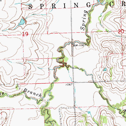 Topographic Map of Ayres Branch, NE