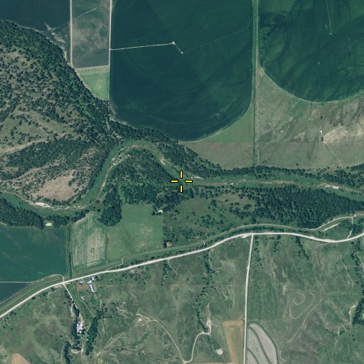Aerial/Satellite Image of Berger Creek, NE