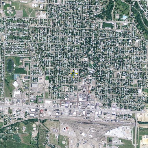 Aerial/Satellite Image of Central Elementary School, NE