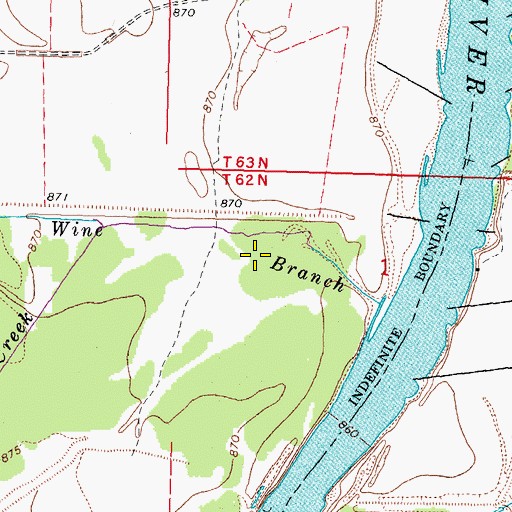 Topographic Map of Cottier Creek, NE