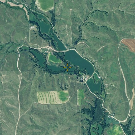 Aerial/Satellite Image of Dry Creek, NE