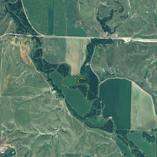Aerial/Satellite Image of Dry Creek, NE