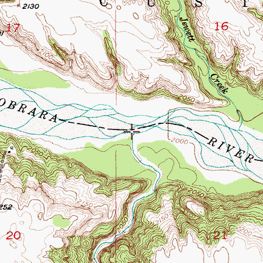 Topographic Map of Dutch Creek, NE