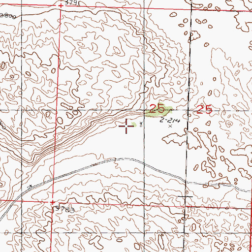 Topographic Map of East Ranch, NE