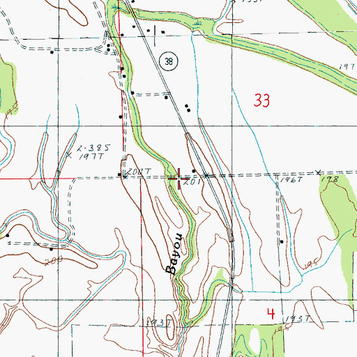 Topographic Map of Cornerstone Church (historical), AR