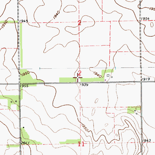 Topographic Map of Fairview School, NE
