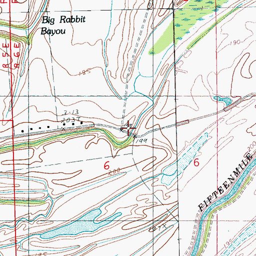 Topographic Map of Green School (historical), AR