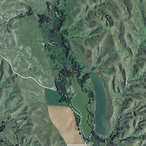 Aerial/Satellite Image of Hayes Center State Wildlife Management Area, NE