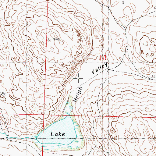 Topographic Map of Heigh Valley, NE