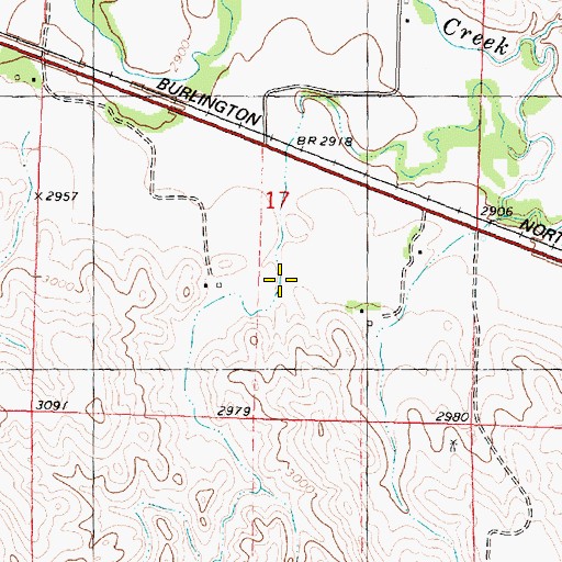 Topographic Map of Horse Canyon, NE