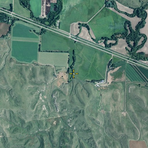 Aerial/Satellite Image of Horse Canyon, NE