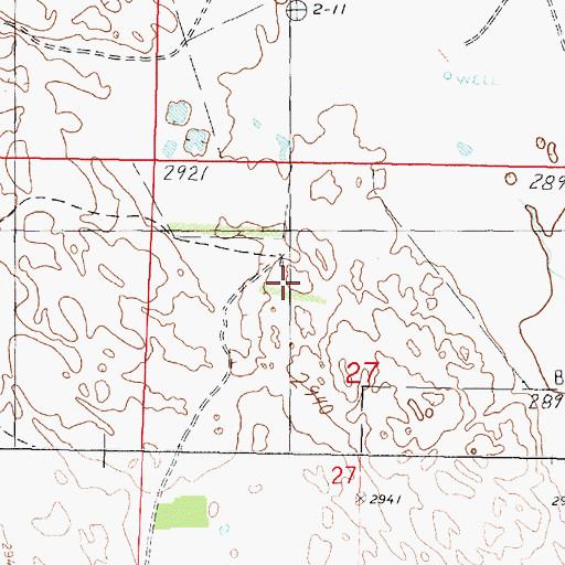 Topographic Map of Kramer Ranch, NE