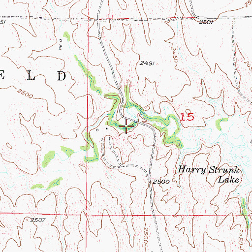 Topographic Map of Lime Creek, NE
