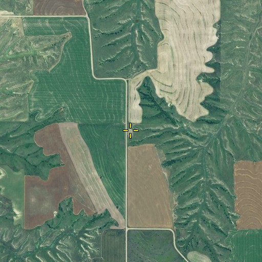Aerial/Satellite Image of Lone Tree Cemetery, NE