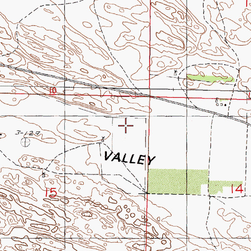 Topographic Map of Lone Valley, NE