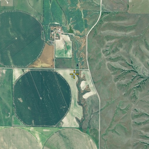 Aerial/Satellite Image of Lutheran Cemetery, NE