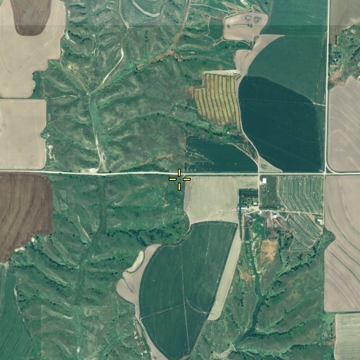 Aerial/Satellite Image of Lutheran Church, NE