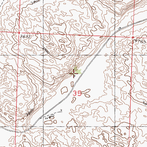 Topographic Map of McCollin Ranch, NE