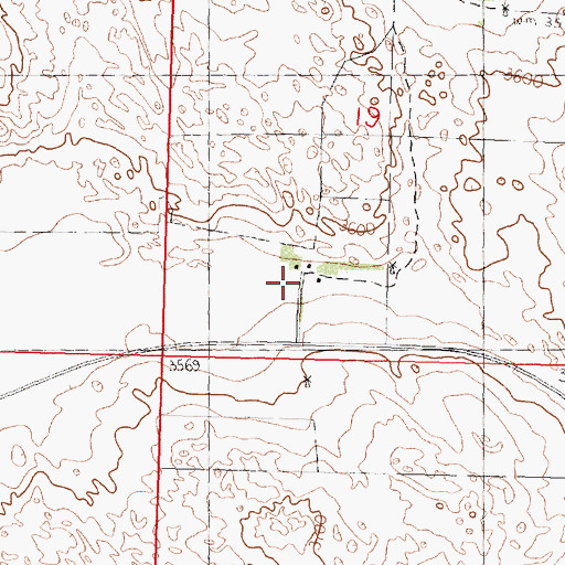 Topographic Map of Reichenberg Ranch, NE