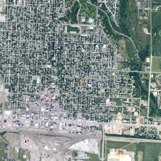 Aerial/Satellite Image of Saint Patricks Elementary School, NE