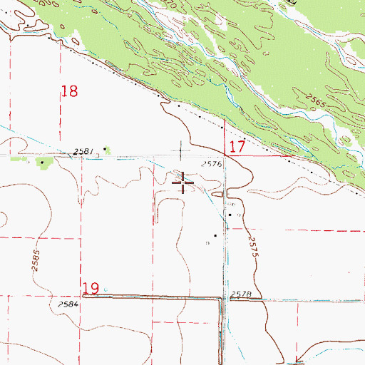 Topographic Map of Sixmile Canal, NE